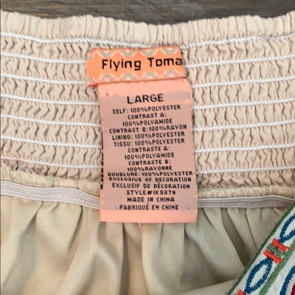 SOLD - Cream Asymmetrical Lace Midi Skirt - Picture 4 of 4